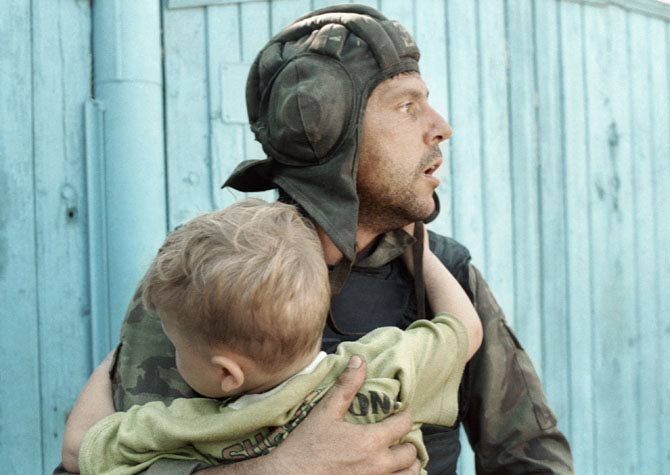 两次车臣战争血腥旧照。