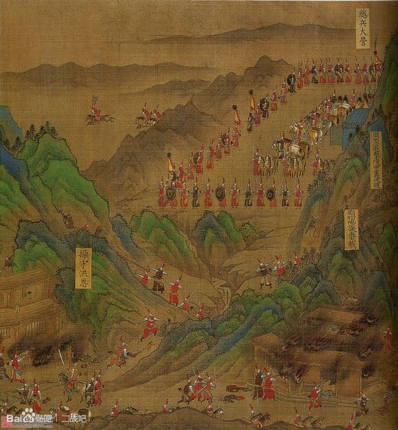 明朝时期的火绳枪对披甲士兵实际有效杀伤射程只有几十米，远不如八旗军的强弓射程远，而且对于打击骑兵这样的活动目标，命中率低的可怜。特别是骑兵从200米集团冲锋，只需要20秒就可以进入使用马刀和长矛的距离。更何况在冲锋骑兵身后还有大量强弓手发箭掩护。