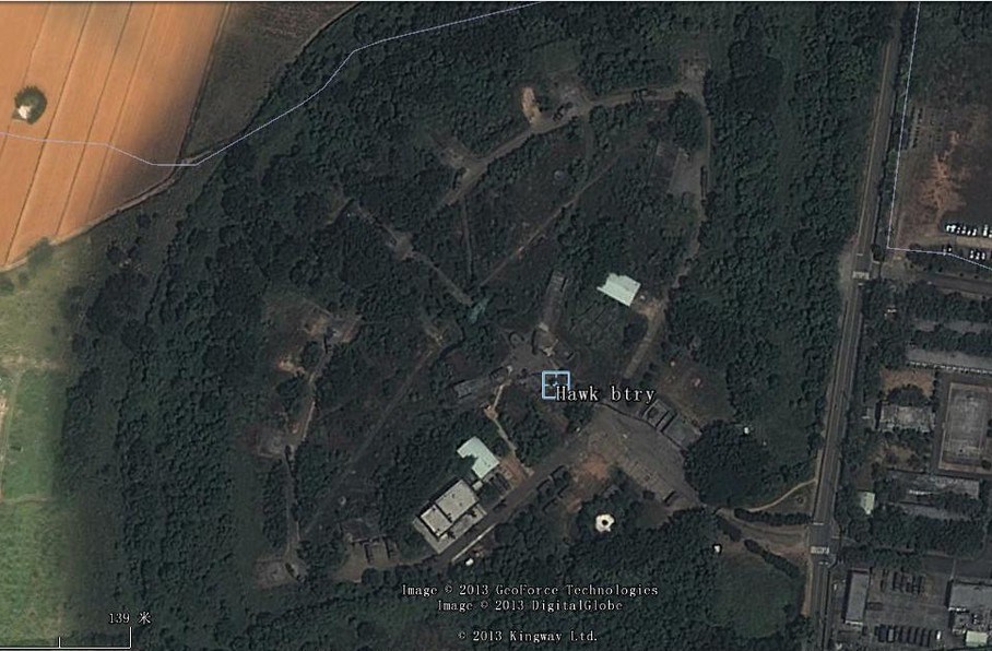 图为台军台中霍克导弹基地。