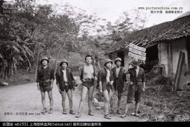 对越反击战罕见照