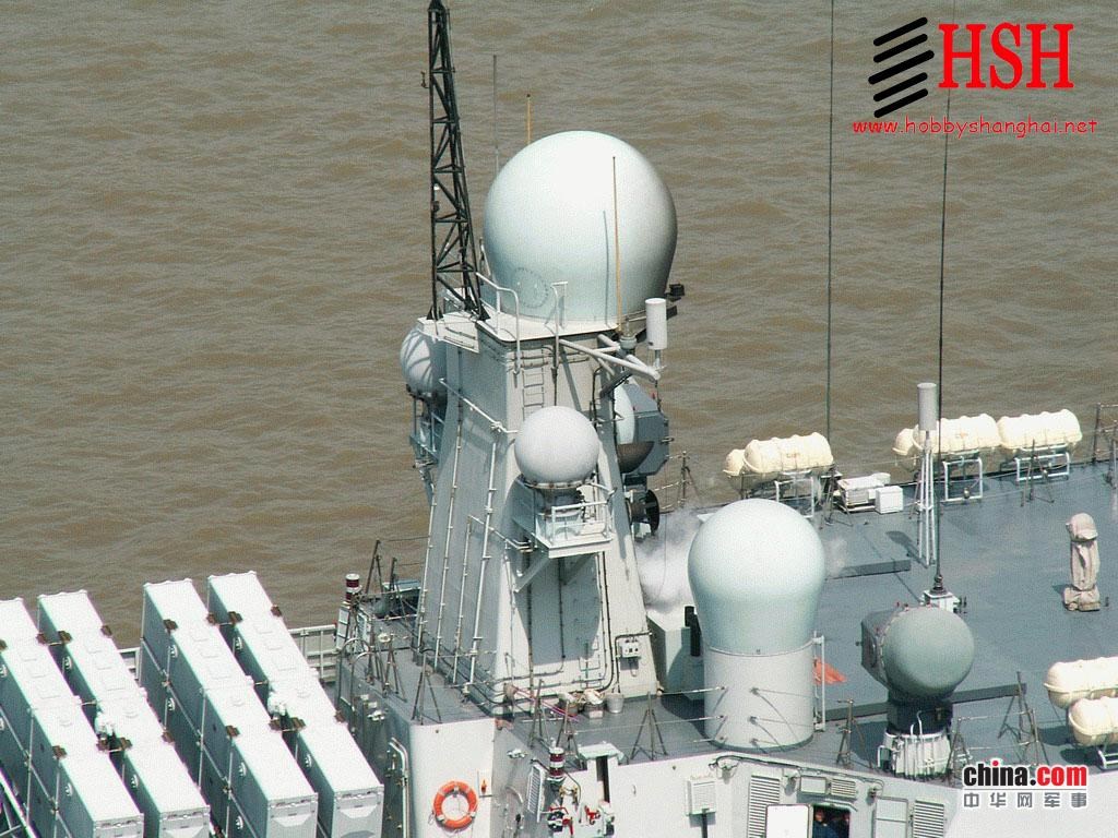 052B的舰艇对空警戒雷达是一具位于主桅杆顶端的俄制MR-750MA Fregat M2EM 3D对空搜索雷达。