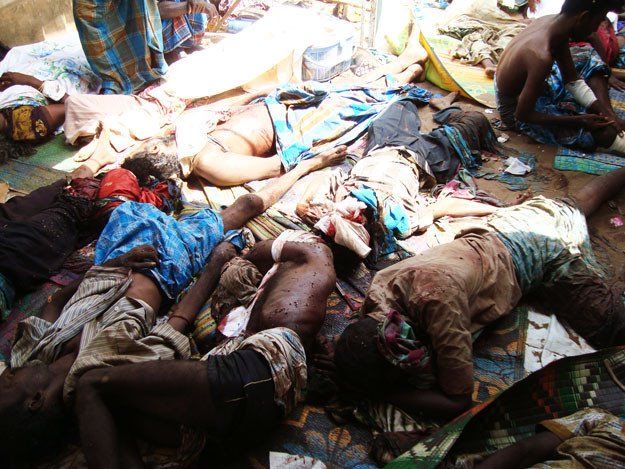 斯里兰卡内战，是斯里兰卡反政府武装泰米尔猛虎组织和斯里兰卡政府之间的战争，1983年7月，斯里兰卡泰米尔伊拉姆猛虎解放组织（猛虎组织）成员在北部的贾夫纳半岛打死13名政府军士兵，斯里兰卡首都科伦坡随即爆发针对泰米尔族人的大规模暴力冲突，从而引发斯里兰卡内战。2009年斯里兰卡反政府武装泰米尔猛虎组织最高领导人5月18日在北部地区被政府军打死，持续近30年的斯里兰卡内战就此告一段落。联合国称这场内战造成8万-10万人丧生。