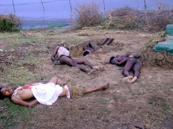 据称这位妇女是被强奸杀害的电视主持人　　　斯里兰卡内战，是斯里兰卡反政府武装泰米尔猛虎组织和斯里兰卡政府之间的战争，1983年7月，斯里兰卡泰米尔伊拉姆猛虎解放组织（猛虎组织）成员在北部的贾夫纳半岛打死13名政府军士兵，斯里兰卡首都科伦坡随即爆发针对泰米尔族人的大规模暴力冲突，从而引发斯里兰卡内战。2009年斯里兰卡反政府武装泰米尔猛虎组织最高领导人5月18日在北部地区被政府军打死，持续近30年的斯里兰卡内战就此告一段落。联合国称这场内战造成8万-10万人丧生。