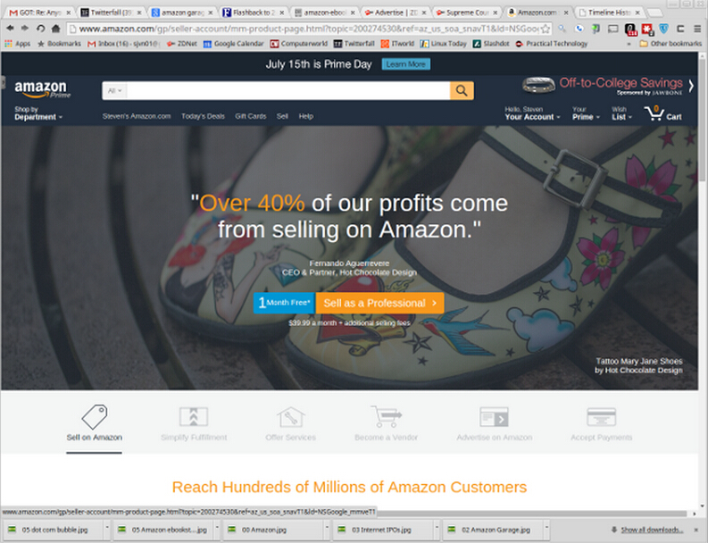 有意思的是，同期推出的Amazon Marketplace业务却大获成功，该业务允许第三方卖家分享亚马逊庞大的用户资源、基础设施和品牌影响力，销售和亚马逊自主业务一样的产品。2000年，亚马逊又借此拓展处面向企业客户的商城Amazon Business和本地生活服务平台Amazon Home Services。（来源：网易科技）