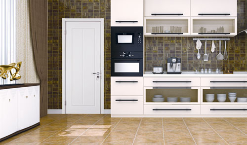 2006年由TATA木门产品设计总监亲自设计，线条极致简约，几乎成为简约木门的代表作。（来源：网易家居）