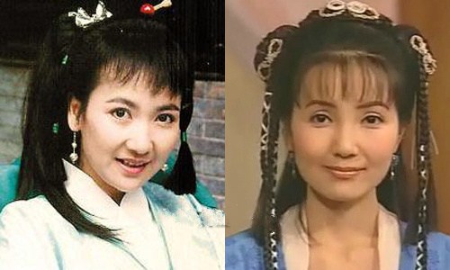 陈美琪，就是80后的回忆《新白娘子传奇》里的小青姑娘了。赵静仪，作为TVB龙套小公主，在古装剧中多演丫鬟，时装剧里则是永远的秘书。而最让人熟悉的当属《天龙八部》中的阿碧和《陀枪3》中的maggie。其实小青也是丫鬟，这俩眉宇间如此相似的姑娘，身世也颇为相似。