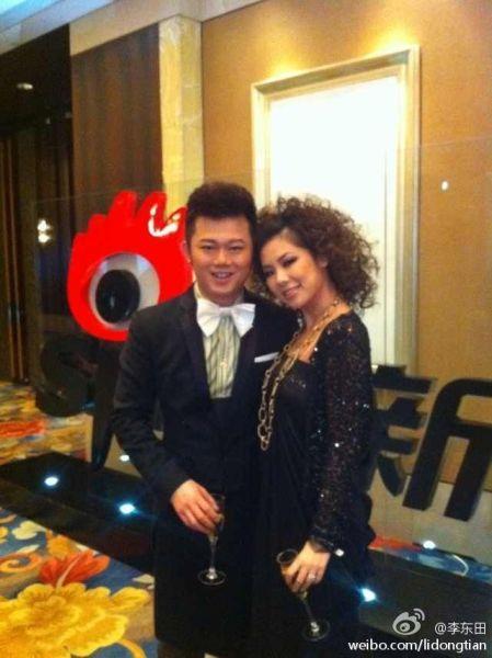 叶明子与著名造型师李东田（来源：网易社区）