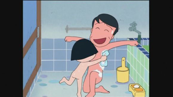 小丸子和爸爸（来源：网易教育频道综合）