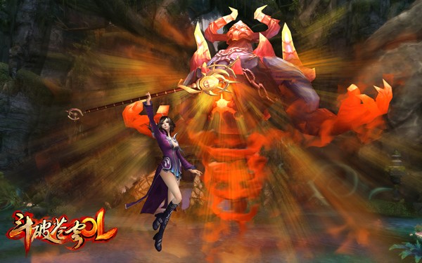 《斗破苍穹ol》今日内测 热血宣传片发布