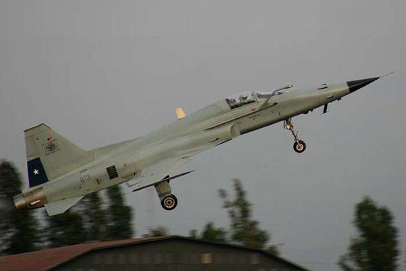 1989年2月11日，35岁的国民党空军飞行员林贤顺中校驾驶着F5－E式战斗机，在12架台湾空军飞机的狂追下，飞回了祖国怀抱。