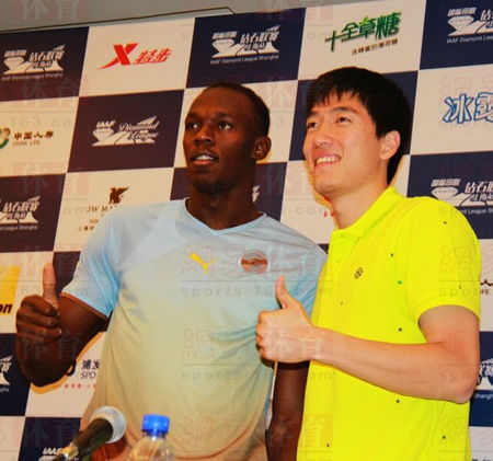 刘翔:博尔特是外星人 我不知道他的极限在哪儿