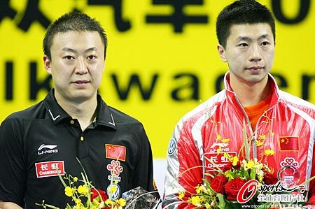 中乒赛马琳42马龙夺冠终结奥运后男单冠军荒